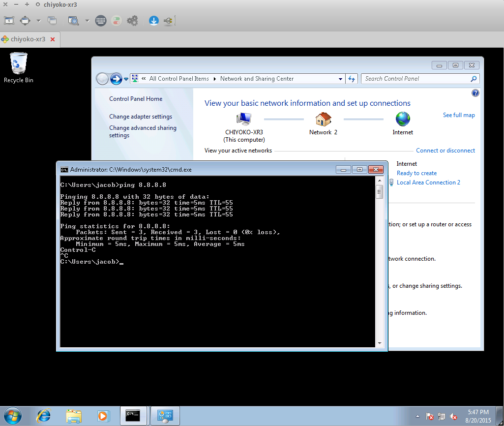 Xen 4.4: Windows HVM Networking