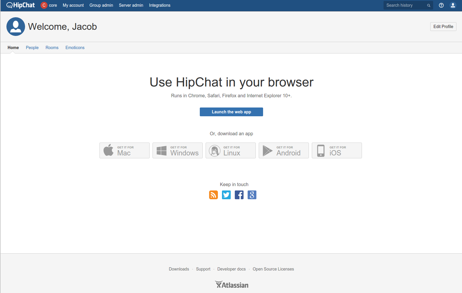 Running HipChat Server on KVM/libvirt