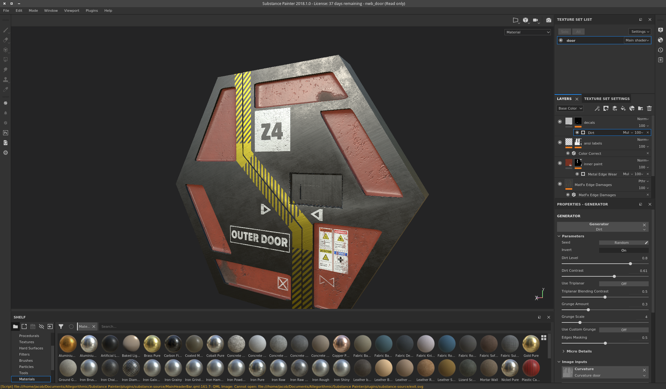 substance painter linux